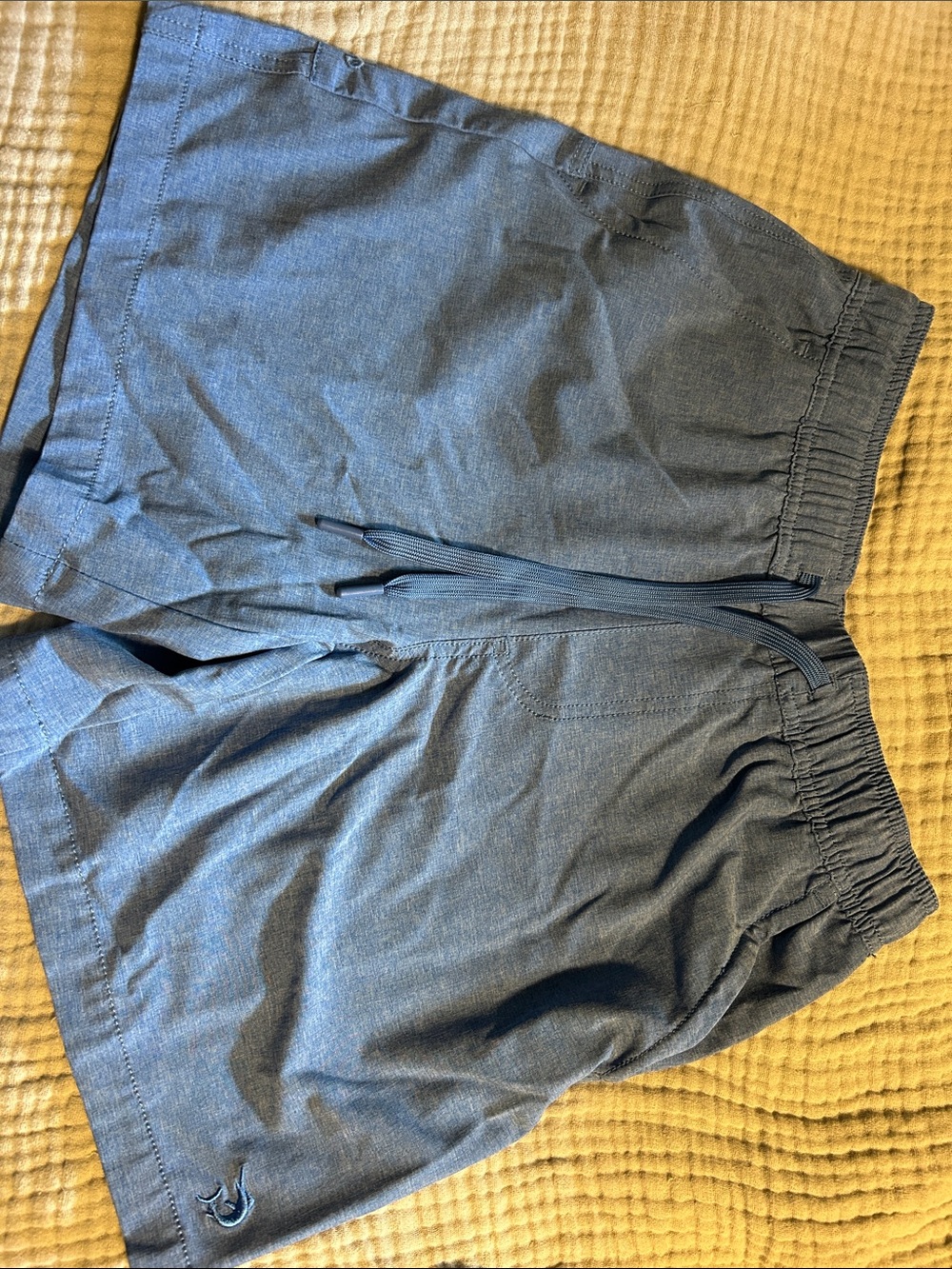Reel Legends Men's Athletic Shorts in Denim Blue
